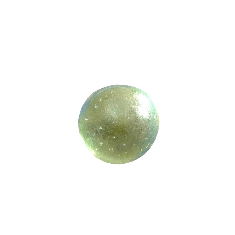 Antique Handmade Solid Large Glass or Ball Green Glass